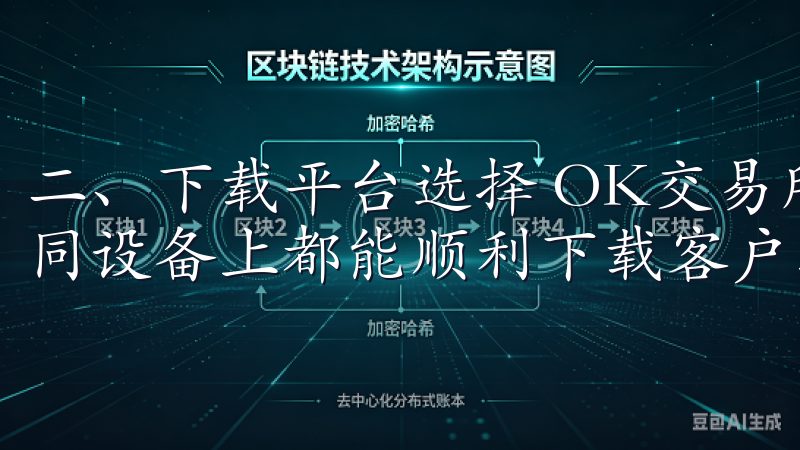 二、下载平台选择 OK交易所支持多种操作系统，确保用户不同设备上都能顺利下载客户端。